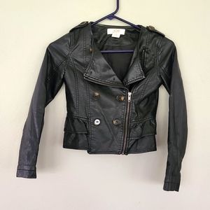 Faux Leather Jacket